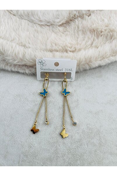 Bozhi Steel Earrings 73 Silver Casual Elegance Stylish Gift Gold