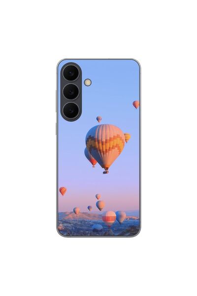 OEM Калъф, съвместим със Samsung Galaxy S25 FE, силиконов гел TPU, с шарка на...