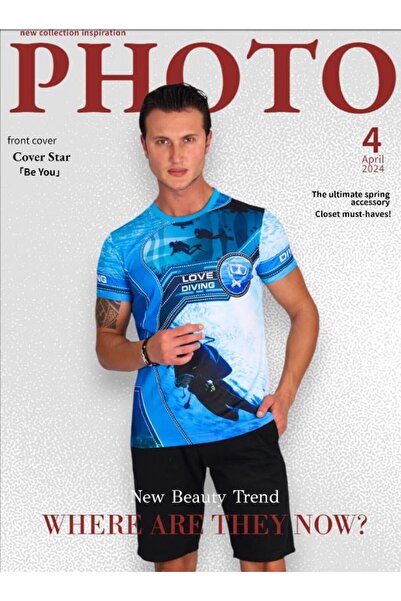 ScubaPromoTurkey تي شيرت للغوص للجنسين من نوع Climacool Dryfit