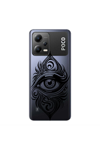 Other Xiaomi Poco X5 Eye patterned drawing Transparent Silicone TPU Θήκη