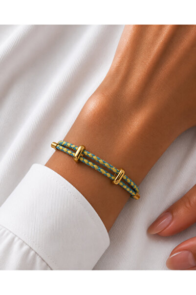 Liva Group Atelier Steel Detailed Adjustable Mesh Bracelet