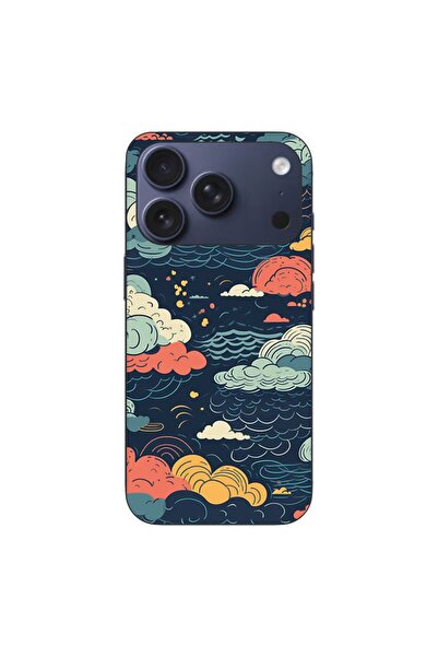 OEM Husa compatibila cu Apple iPhone 17 Pro Silicon Gel Tpu Model Mystic Nigh...
