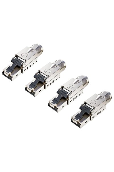 FGB Conector de rețea RJ45 CAT7 de 10 Gbps, ecranat LSA, fără unelte pentru i...