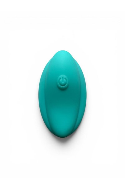 OEM Dispozitive Intime Vibratoare portabile, Vibrator Dublu Cu Telecomanda Pentru Cupluri, Turcoaz, 12 Moduri De Vibratie, USB, Waterproof