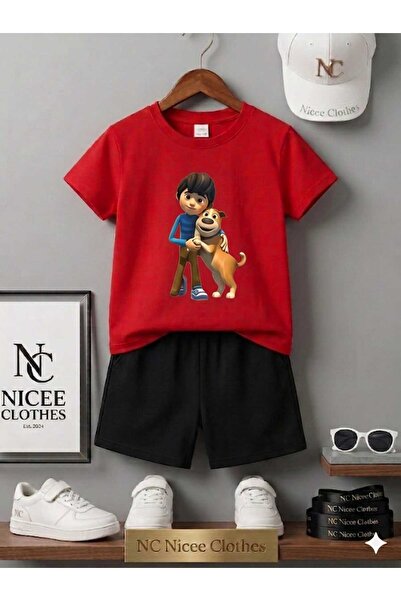 NC Nicee Clothes ΚΑΛΟΚΑΙΡΙΝΟ ΠΑΙΔΙΚΟ ΣΕΤ ΜΠΛΟΥΖΑΚΙ-ΣΟΡΤΣ UNISEX (2 ΤΕΜΑΧΙΑ ΑΠ...