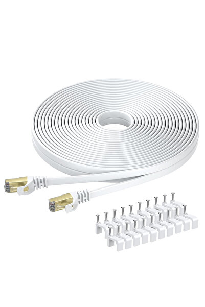 OEM Cablu de rețea Gigabit LAN RJ45 de mare viteză Cat 8, 40 metri, 40 Gbps, ...