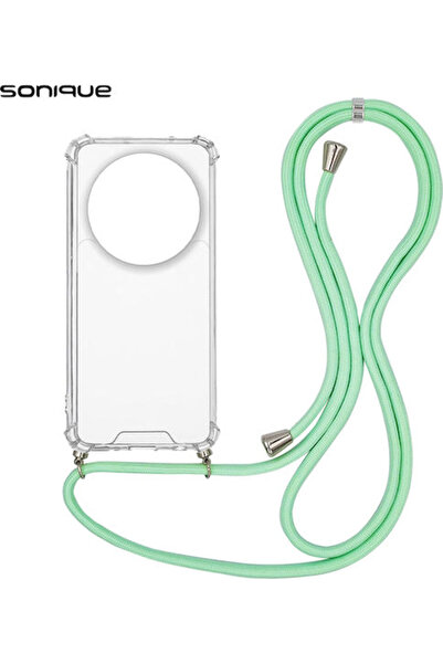 Other Sonique Armor Διαφανής Θήκη Σιλικόνης με Κορδόνι για Xiaomi 14 Ultra Μέντα
