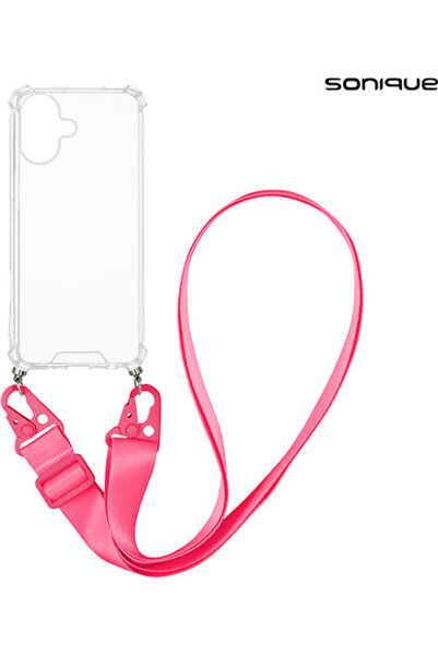Other Θήκη Σιλικόνης με Λουράκι Sonique Armor Διαφανής για Apple iPhone 16 Pl...