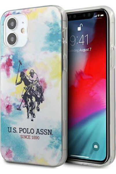 U.S. Polo Assn. Θήκη Πλάτης Tie & Dye Πλαστική / Σιλικόνης Πολύχρωμη (iPhone ...