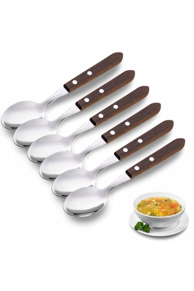Kamille Soup Spoon Set – 6 Elegant Pieces