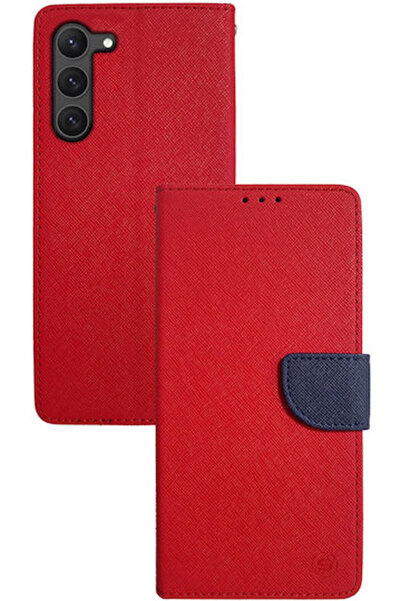 Other Sonique Trend Book Συνθετικό Δέρμα Κόκκινο / Σκούρο Μπλε (Galaxy S23+)