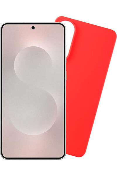 Other Volte-Tel Edge 5G Κόκκινη Θήκη Πλάτης Σιλικόνης Galaxy S25