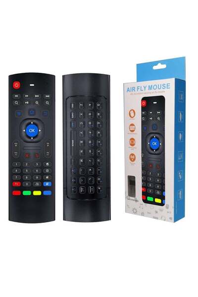Gennext Wireless MX 3 Air Mouse Remote Control And Keyboard For Work Android ...