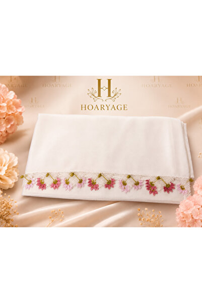 hoaryage Handcrafted Needle Embroidered Prayer Cover Dowry Cover Mevlit Heads...