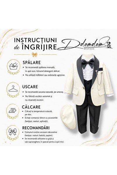 Domdom Boutique Compleu Luca cu dungi