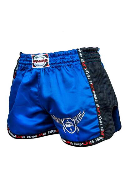 ARMURA Short de kickboxing Muay 2.0 Albastru/Negru