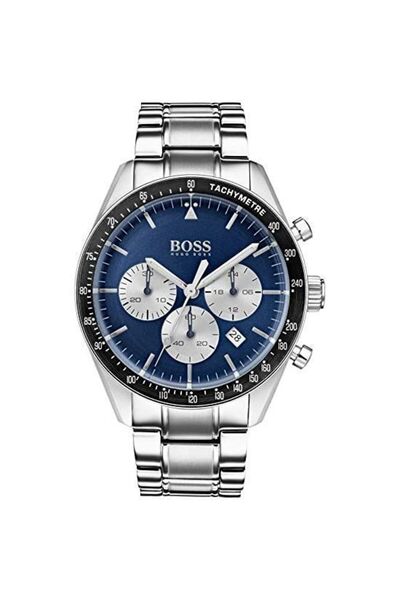 Hugo Boss Ρολόι Trophy Χρονογράφος με Μεταλλικό Μπρασελέ σε Ασημί χρώμα - HB1...
