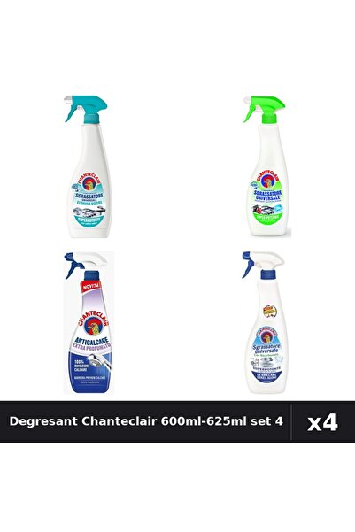 Chanteclair Set 4 Degresant Universal 600ml-625ml - Anti-Miros, Lămâie, Bicar...