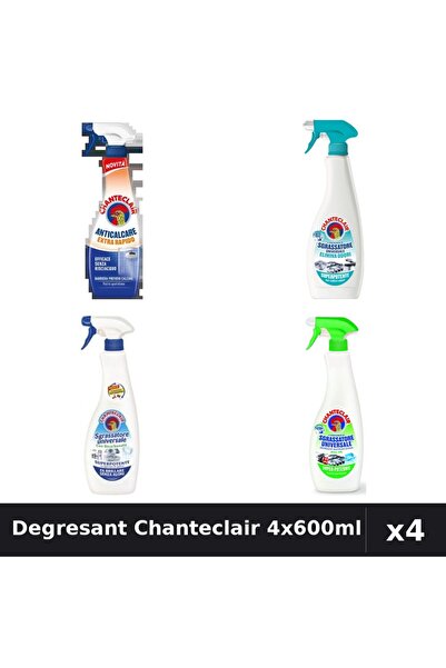 Chanteclair Set 4 Degresant Universal 600ml - Anti-Miros, Bicarbonat, Lămâie,...