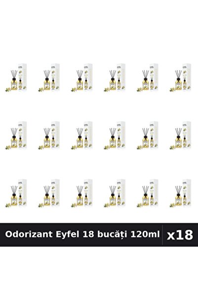 Eyfel Set 18 Odorizant Camera cu Betisoare - Mâna Maicii Domnului, 120ml