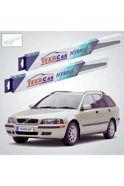 TEAMCAR Υαλοκαθαριστήρες Volvo V40 I VW 2000-2004 |   Μπροστινό Υβριδικό Σετ ...