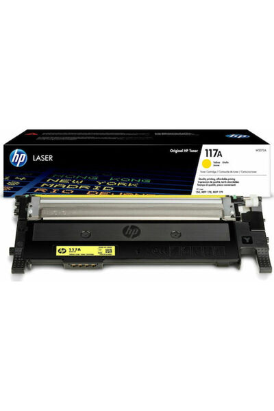 HP 117A Γνήσιο Τόνερ Εκτυπωτή Λέιζερ Κίτρινο 700 Σελίδες (W2072A)