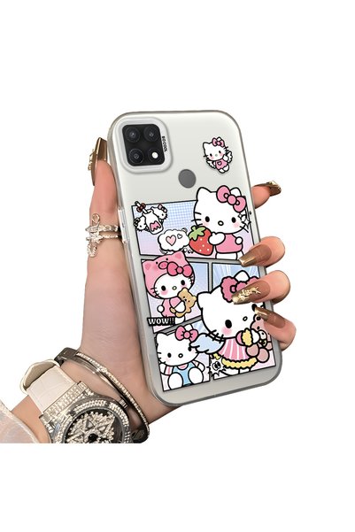 ucuc Oppo A15/A15S Compatible Stylish Cartoon Printed Shockproof Case