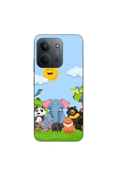 OEM Θήκη συμβατή με Xiaomi Redmi 15C από σιλικόνη gel TPU με σχέδιο  "Φίλοι τ...