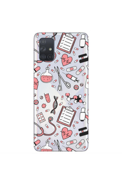 Other Samsung A71 Laboratory Transparent Silicone TPU Θήκη