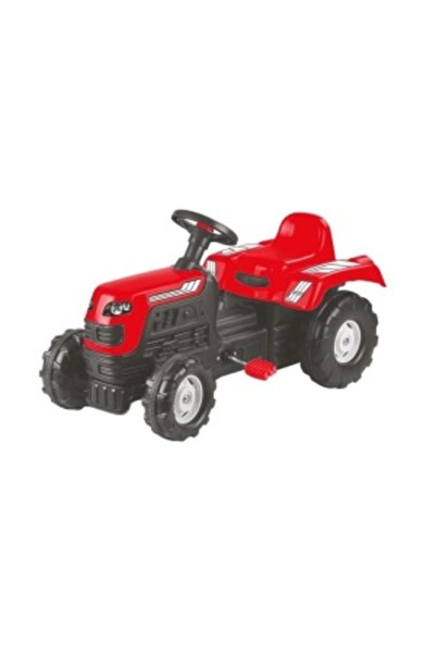 Tessari Tractor cu pedale pentru copii, 3 ani+, 50 kg, 81,5 x 45 x 52 cm, roșu