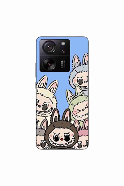 OEM Husa compatibila cu Xiaomi 13T Silicon Gel Tpu Model Labubu Pattern Blue