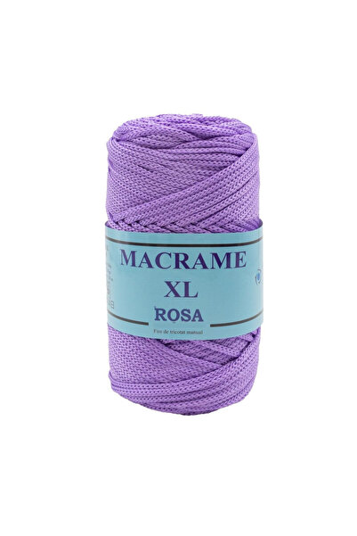 Pin Trade SRL Spool of pre-knitted thread Macrame XL Rosa 130, 100% polypropy...