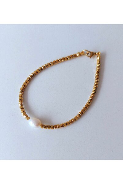 Manolibera Jewellery Βραχιόλι με μαργαριτάρι Βικτώρια