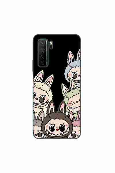 OEM Husa compatibila cu Huawei P40 Lite 5G Silicon Gel Tpu Model Labubu Patte...