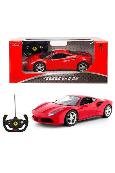 Rastar 1:14 Ferrari 488 GTB Işıklı Uzaktan Kumandalı Araba - Kırmızı