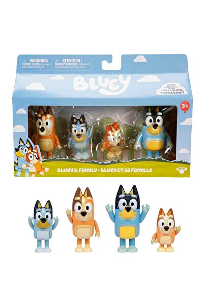 bluey 4'lü Figür Seti - &amp; Family