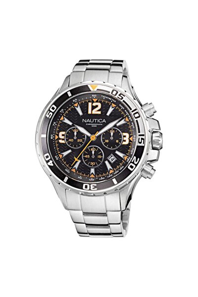 Nautica Ρολόι Ανδρικό Chronograph Stainless Steel NAPNSS217