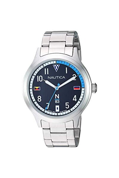 Nautica Ρολόι Ανδρικό Ασημί Stainless Steel κωδ NAPCFS907