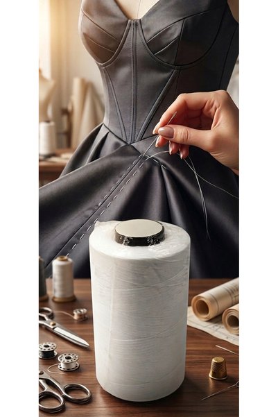 RuzgarHome Dark Gray (Smoked) Color Sewing Thread 120No/5000M