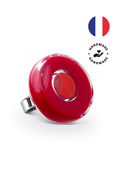 Pylones Glass Ring - Duo - Medium Milk