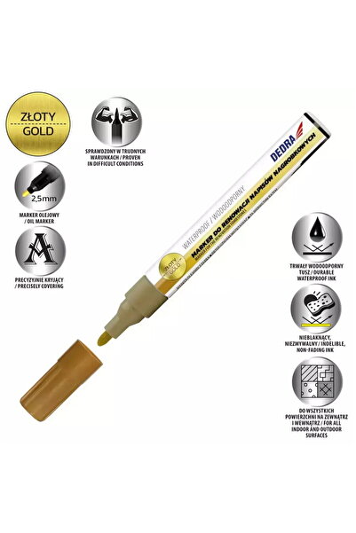 DEDRA EXIM Marker for renovating tombstones gold 1 pc