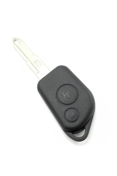 CarGuard Citroen / Peugeot - Carcasa cheie cu 2 butoane si suport de baterie