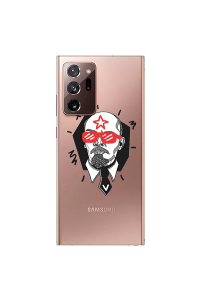 Other Samsung Note 20 Ultra Stars and glasses Transparent Silicone TPU Θήκη