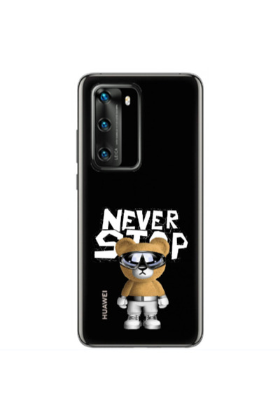 Other Huawei P40 Never stop Transparent Silicone TPU Θήκη