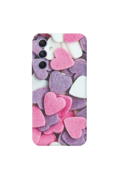 Other Samsung S25 PLUS Sponge Hearts Transparent Silicone TPU Θήκη