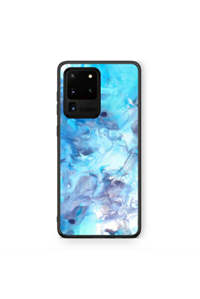 Other Samsung S20 Ultra Marble Clouds Black Glossy Θήκη