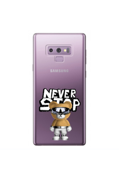 Other Samsung Note 9 Never stop Transparent Silicone TPU Θήκη