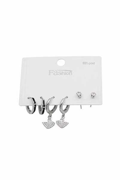 Marsilyan Nvdn- Ieg - Multiple Swan Earrings - Silver Iegrs-Nvdn1
