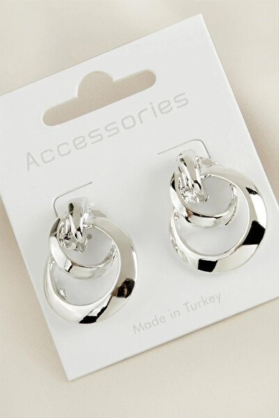 Marsilyan Nvdn- Ring Braided New Season Metal Earrings Iegrs-Nvdn1