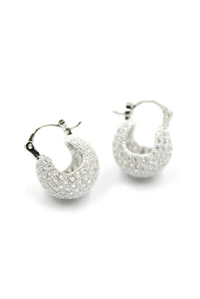 Marsilyan Nvdn- Ieg - Stone Ball Earrings - Silver Iegrs-Nvdn1